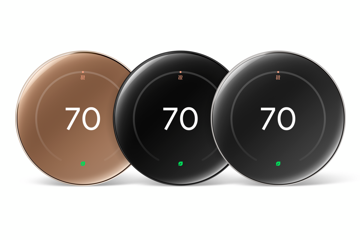 Nest Learning Thermostat 4th gen All 3 colors