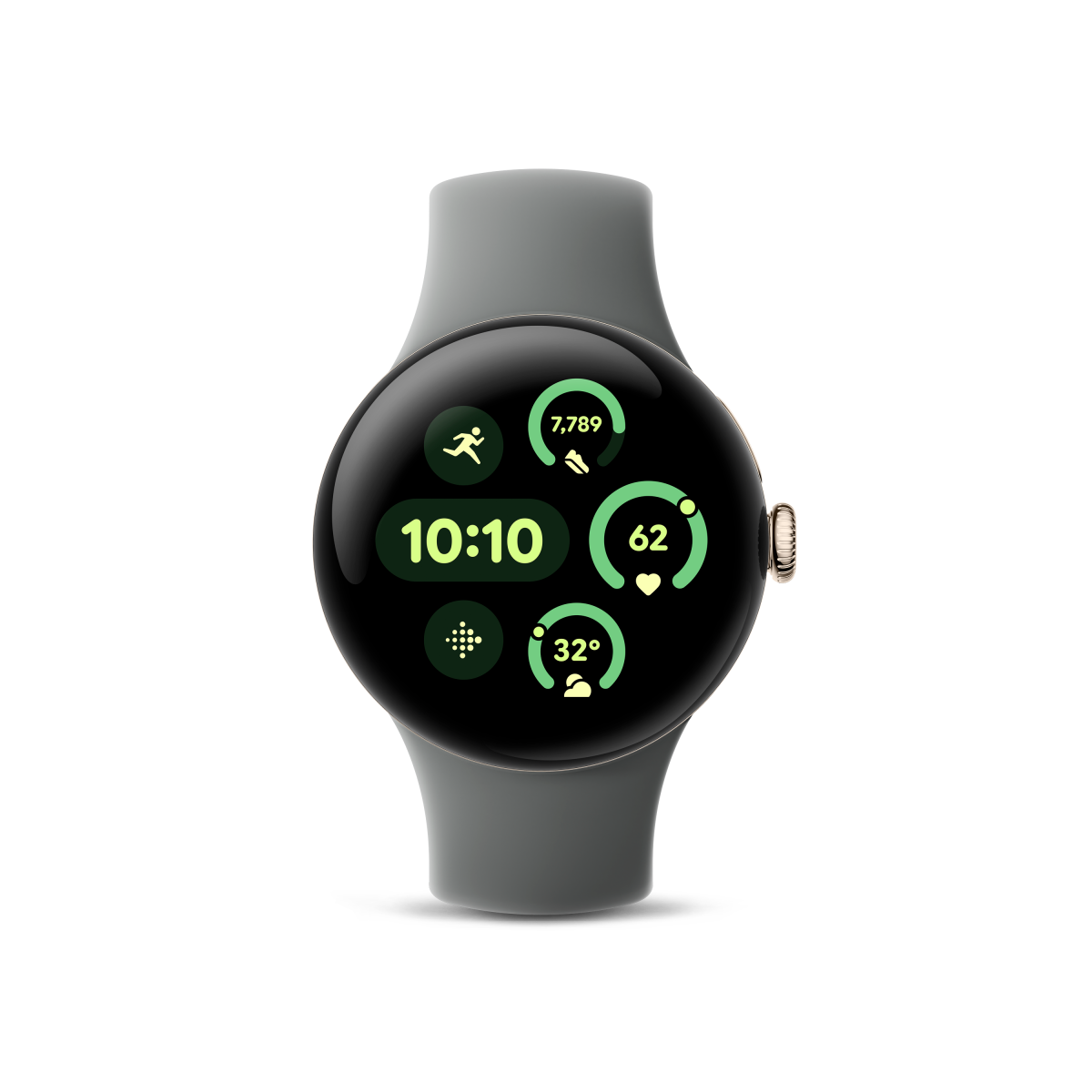 Pixel Watch 3 41mm Active Hazel Front