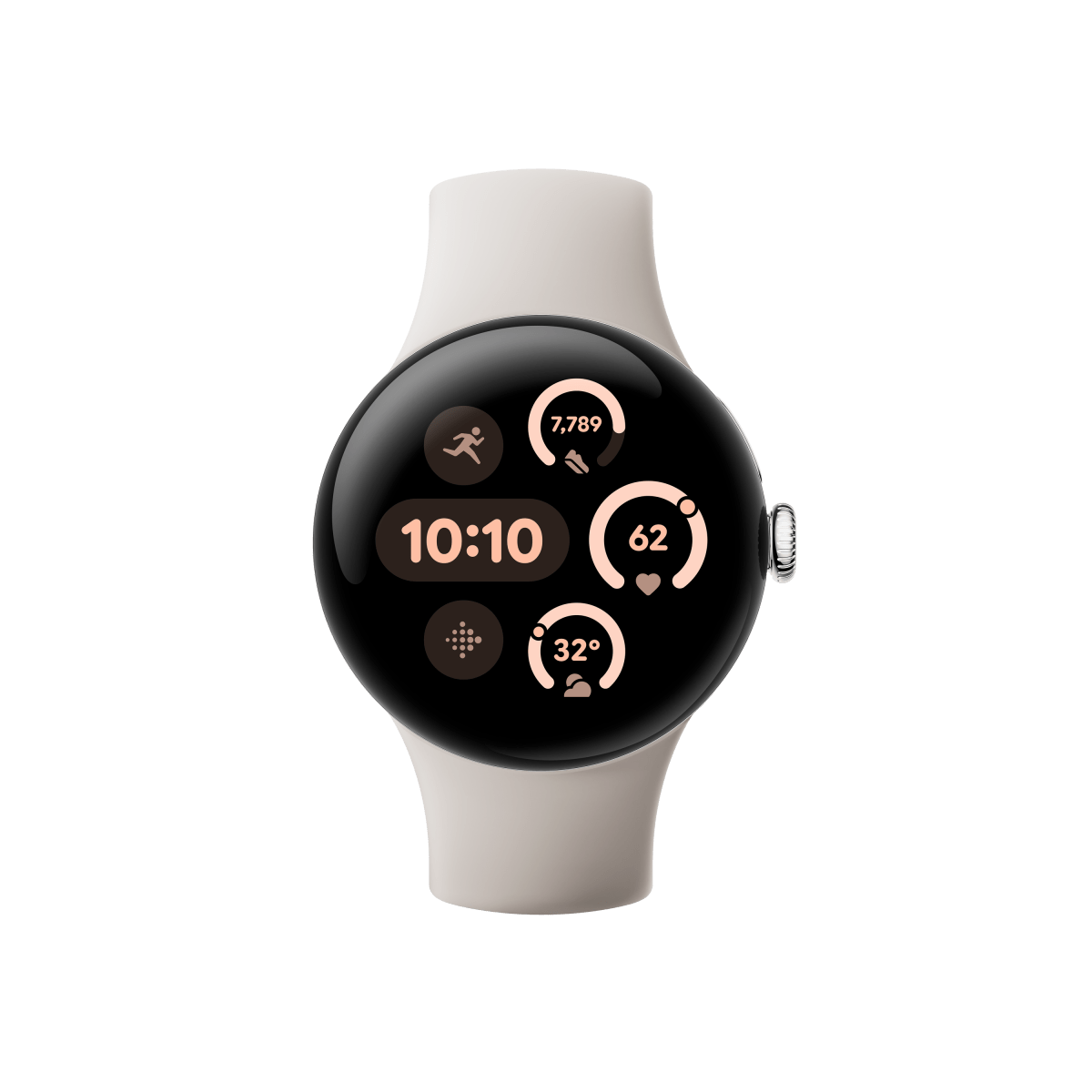 Pixel Watch 3 41mm Active Porcelain Front