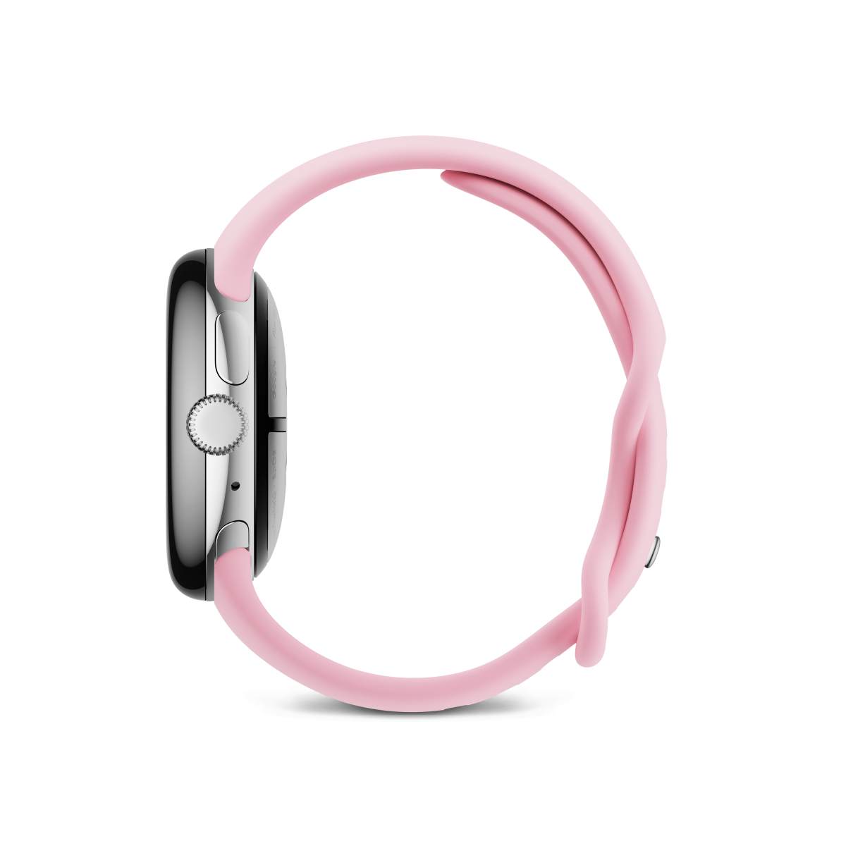 Pixel Watch 3 41mm Active Rose Quartz Side 3