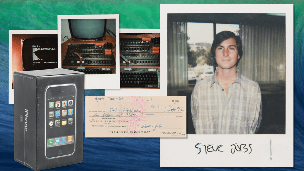 Image: Steve-Jobs-Auktion: Apple I und originalverpacktes iPhone unter dem Hammer