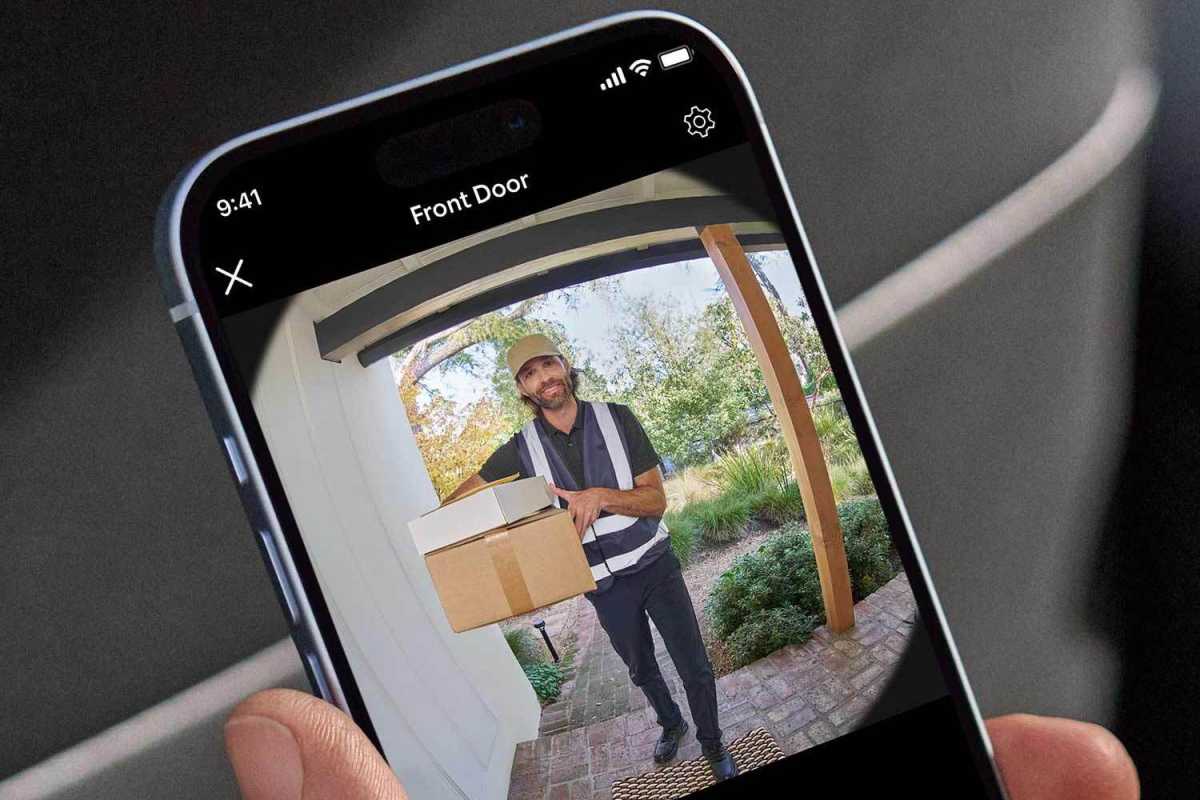 Ring Battery Doorbell Live View