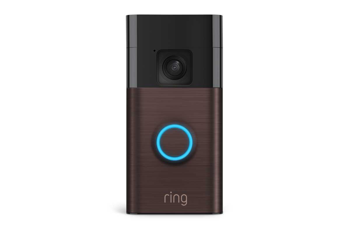 Ring Battery Doorbell in bronze