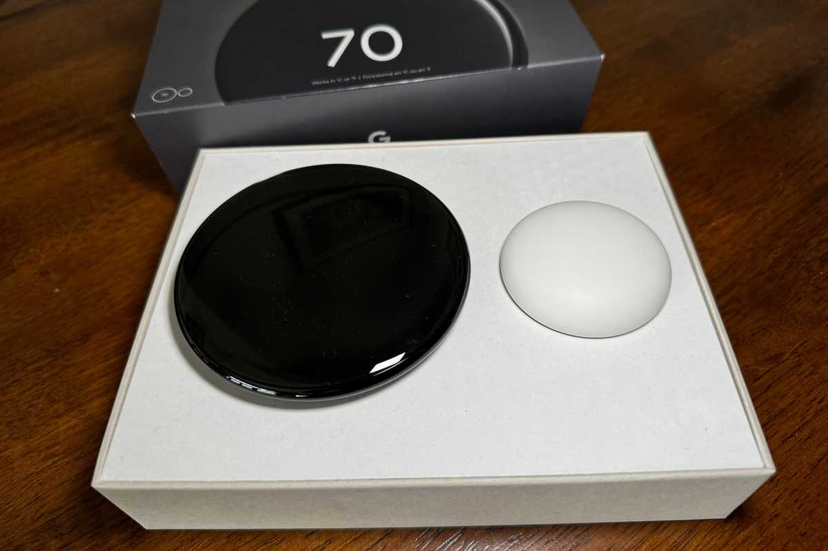 Ring Learning Thermostat 4th generation in the box back