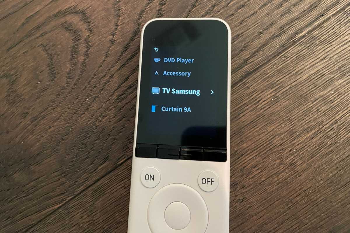 SwitchBot Remote screen close up
