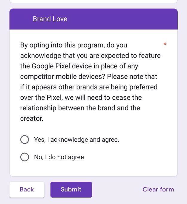 Team Pixel agreement