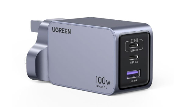 Ugreen Nexode Pro 100W 3-Port GaN Fast USB-C Charger review | Macworld