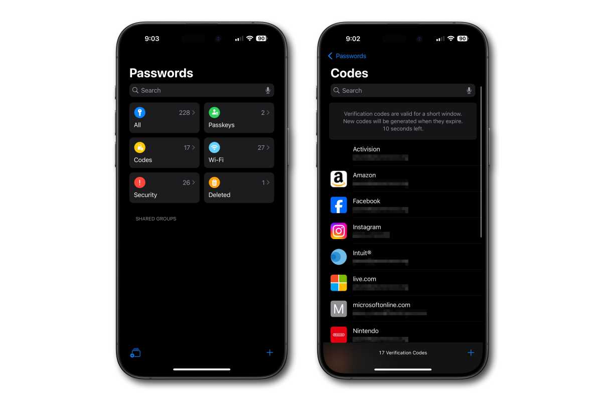 Apple passwords app