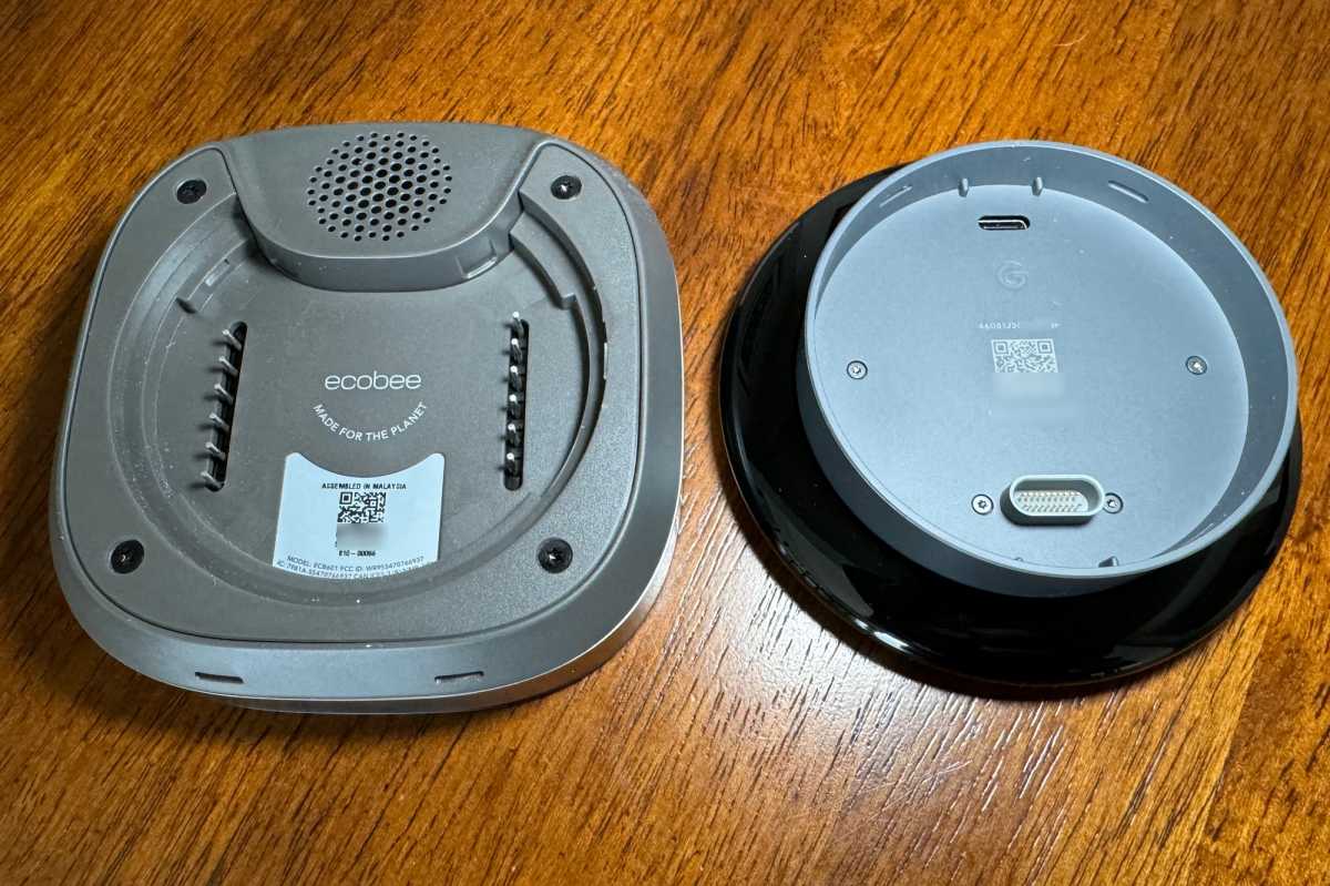 backs compared Ecobee Premium vs Nest 4th gen