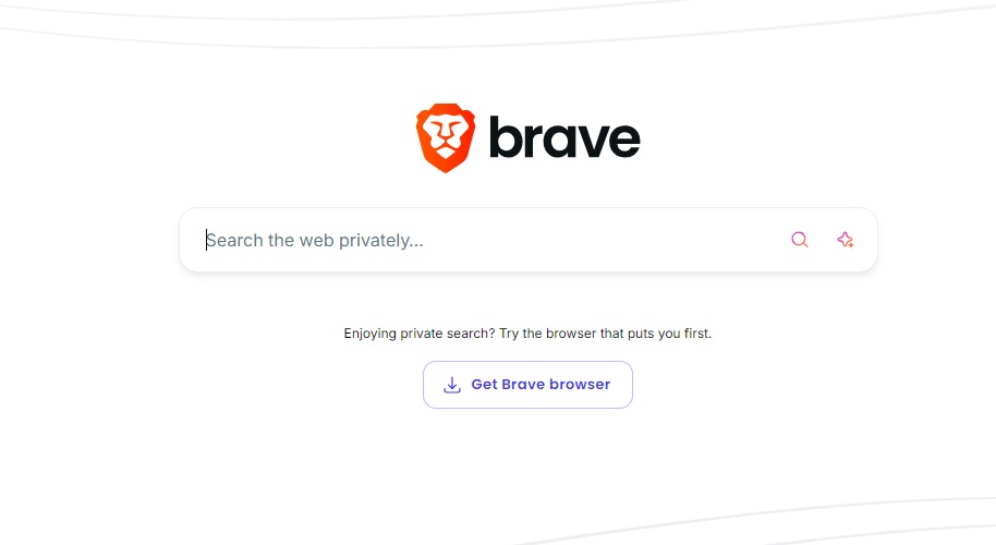 Brave search