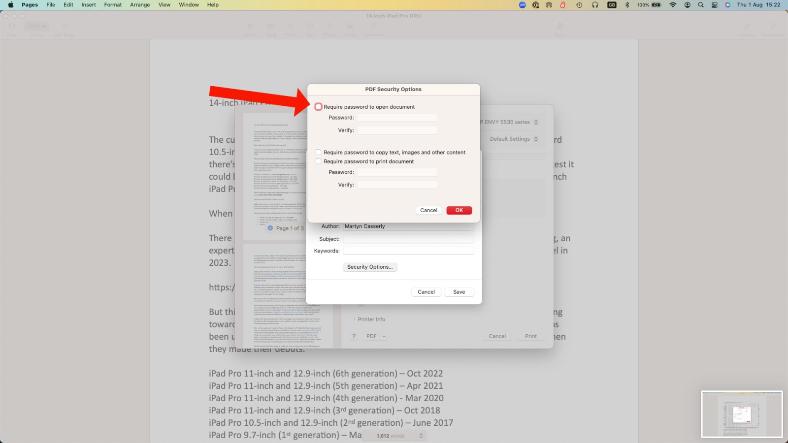 How to make a PDF on Mac