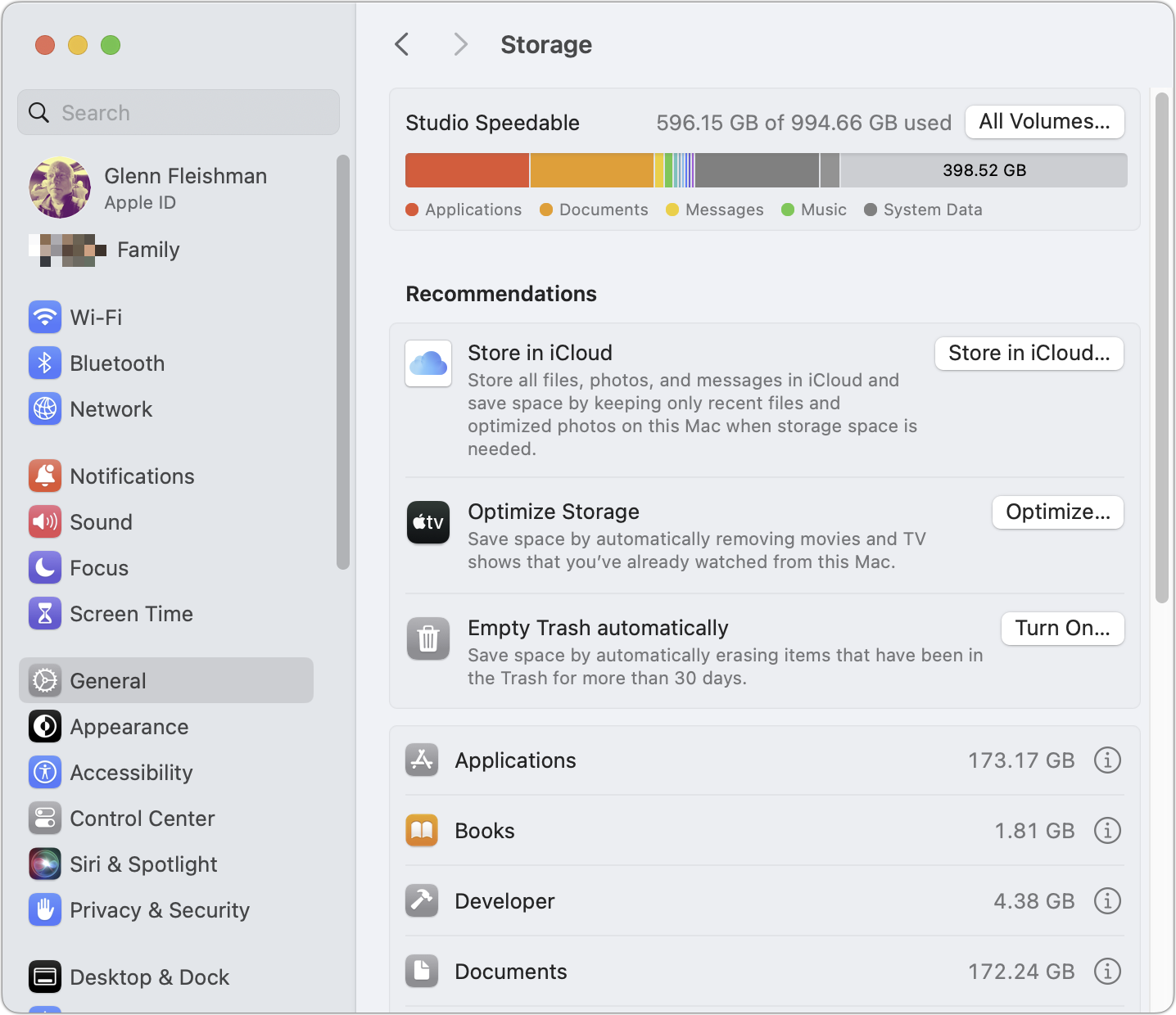 macOS system setting storage