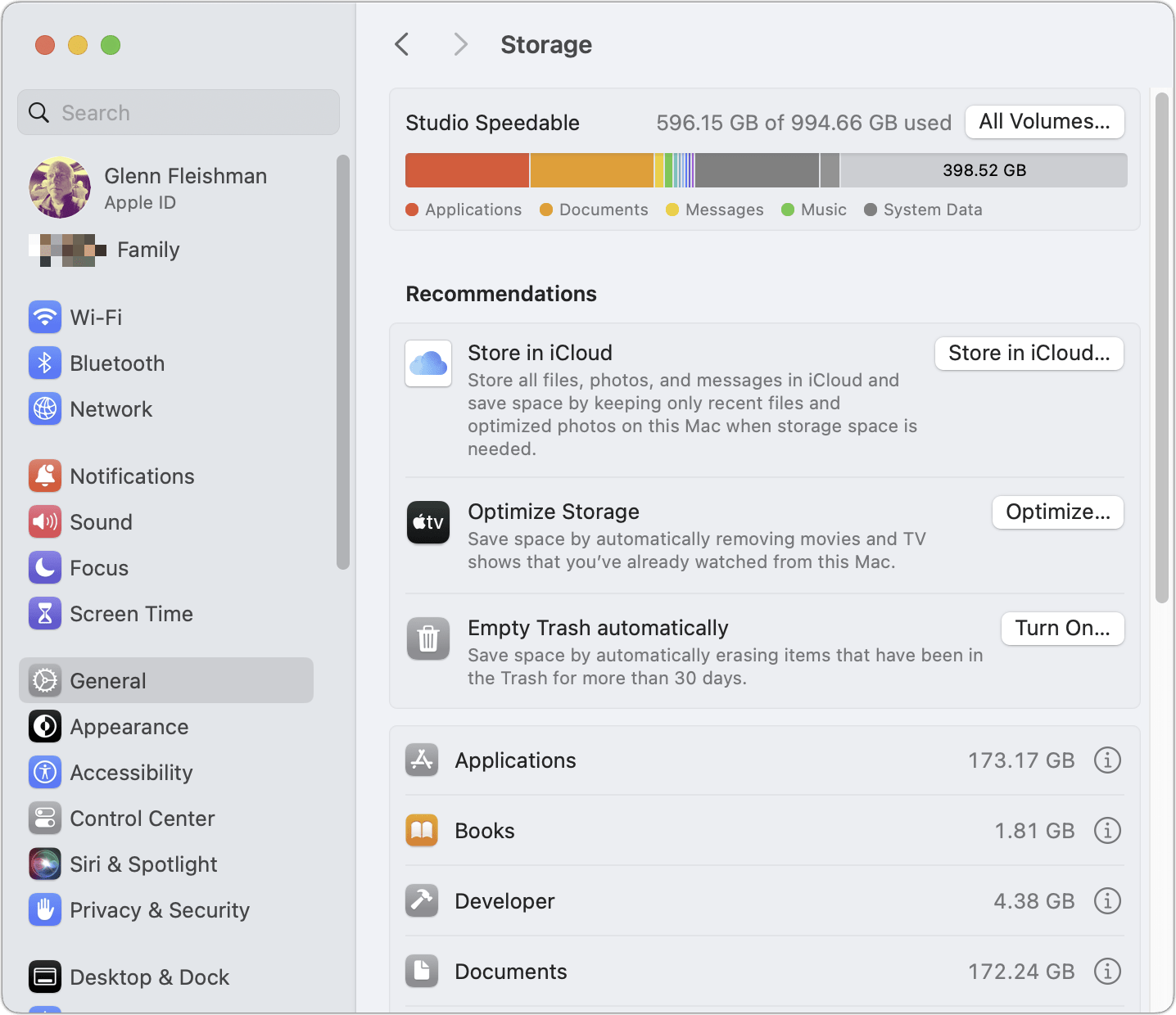 Deciphering your storage space between your Mac and iCloud