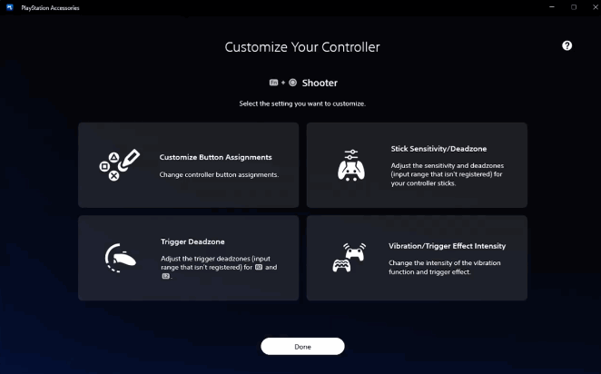 sony dualsense edge software