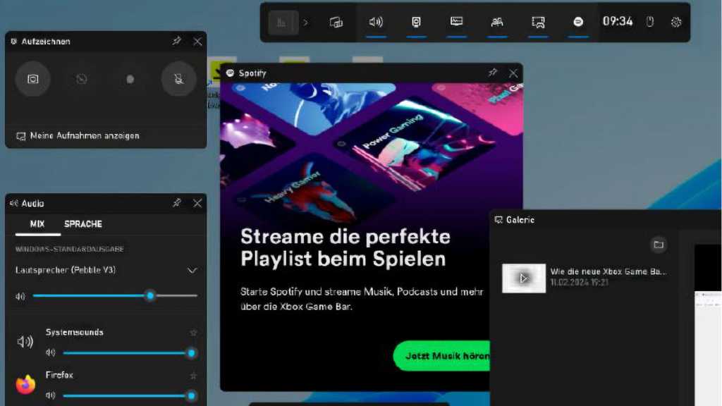 Image: Game Bar: So verwenden Sie die Spielleiste von Windows