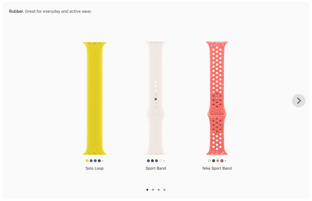 Apple Watch SE 2 rubber bands