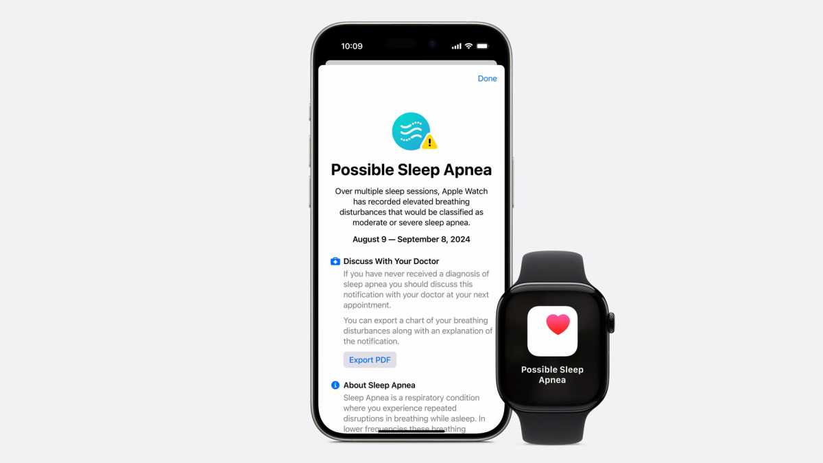 Apple Watch Series 10 sleep apnea detection