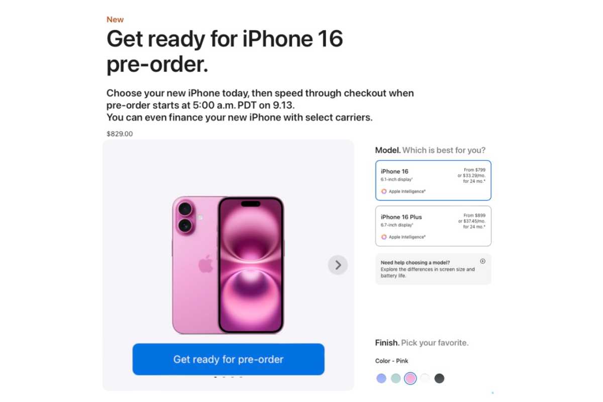 How to preorder iPhone 16