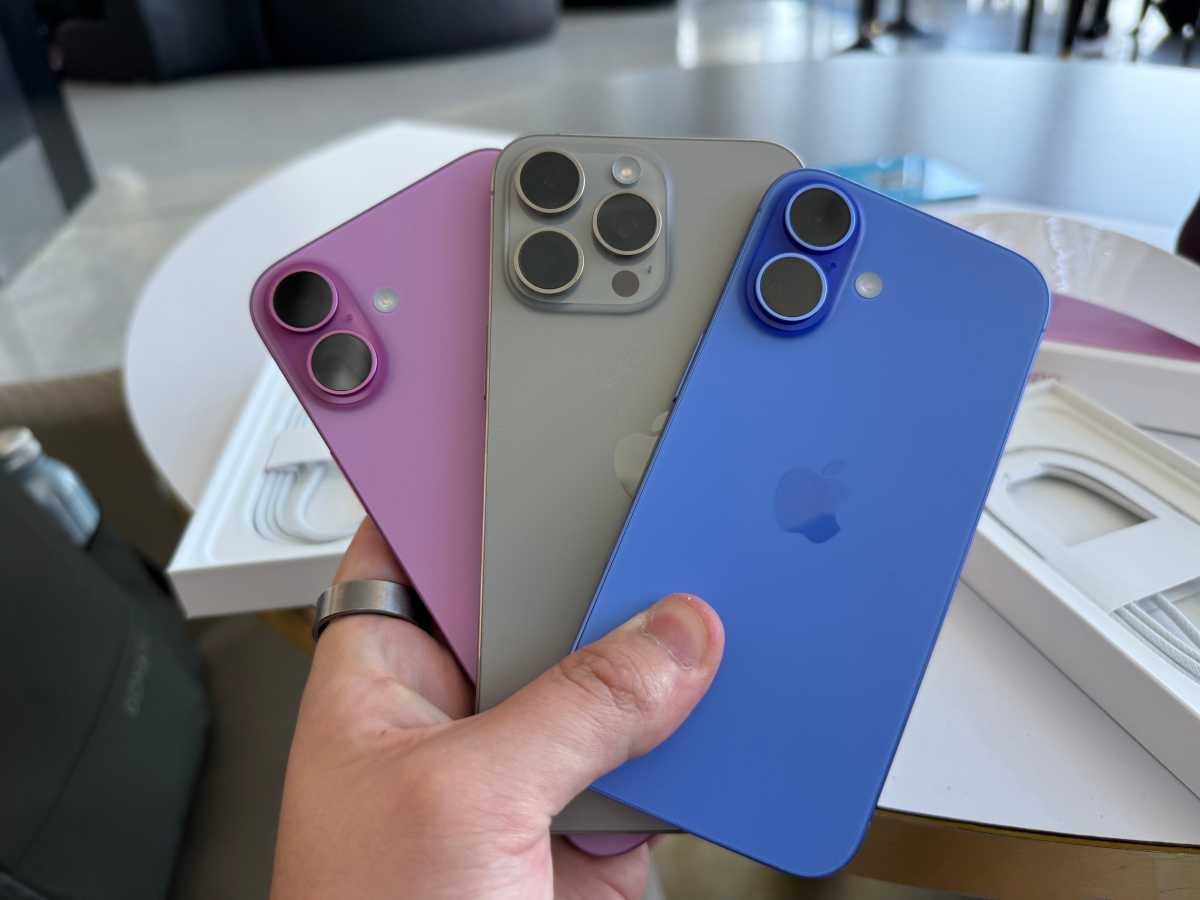 iPhone 16 Pro Max – Sample Photo of Colorful iPhones