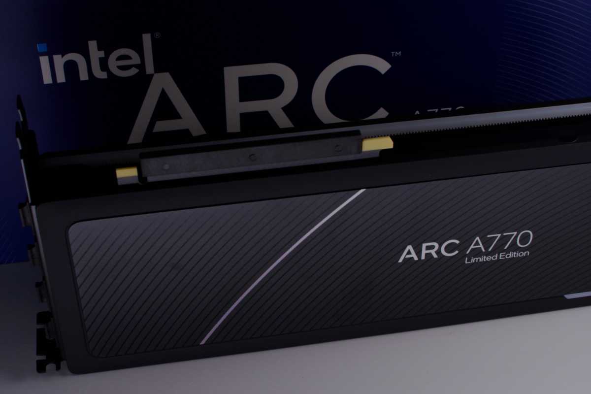 網路行銷 Intel Arc A770 Limited Edition reference graphics card