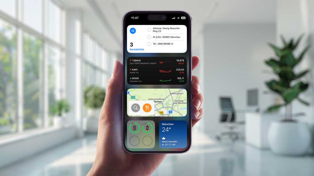 Image: iPhone: Widgets fÃ¼r Notfallkontakte erstellen â so gehtâs