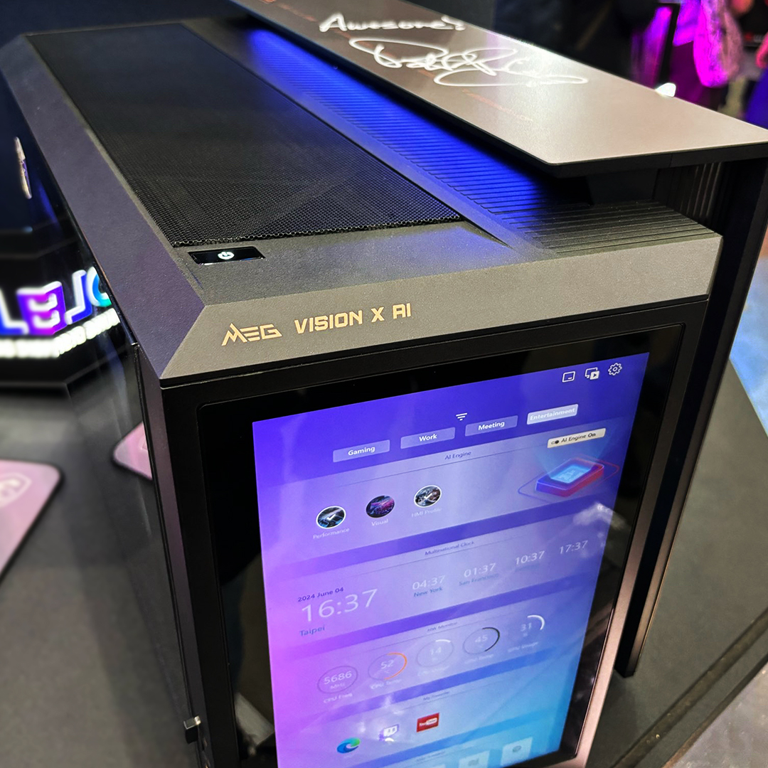 MSI goes hard on AI with a thicc desktop PC that chats with you