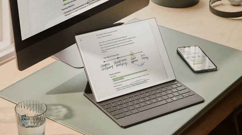 Image: Remarkable Paper Pro im Test: Farbiges E-Ink-Tablet mit Papier-Haptik und eleganter Tastatur