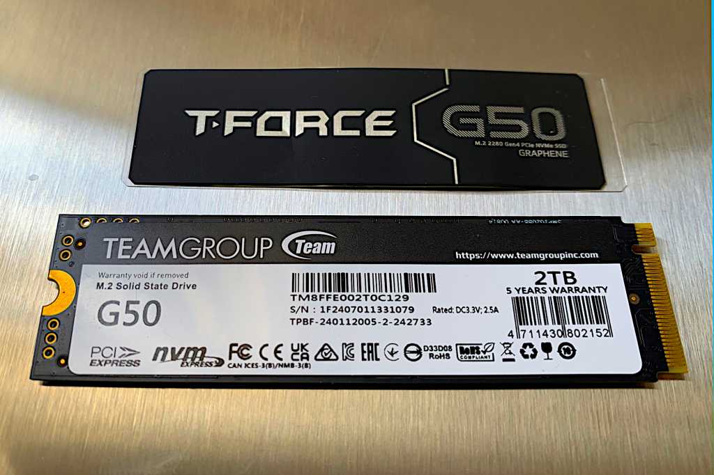 Image: Teamgroup T-Force G50 im Test: Preiswerte und schnelle M.2-SSD