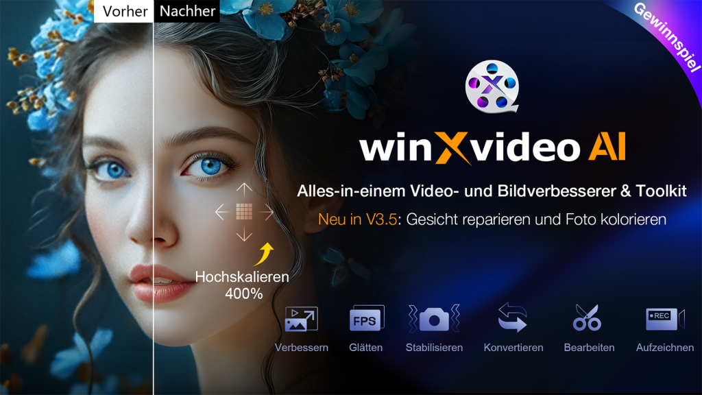 Image: All-in-one Video Image Enhancer & Toolkit â Winxvideo AI geschenkt