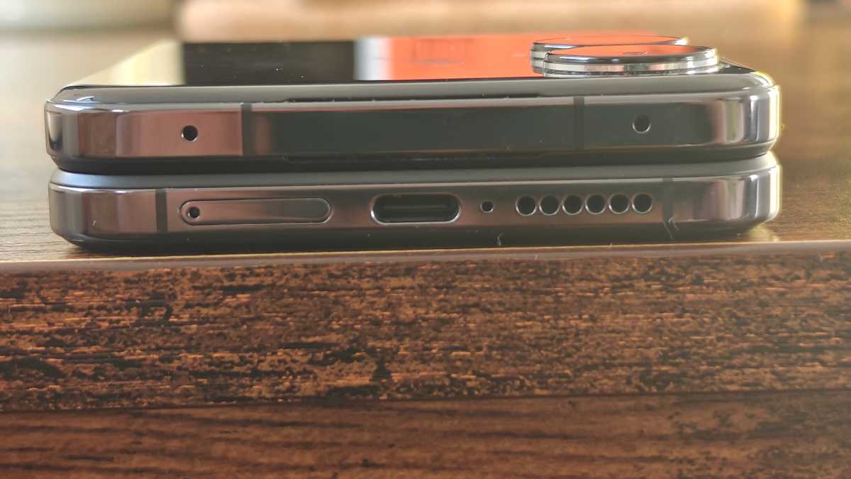 Folded Xiaomi Mix Flip Charging Port