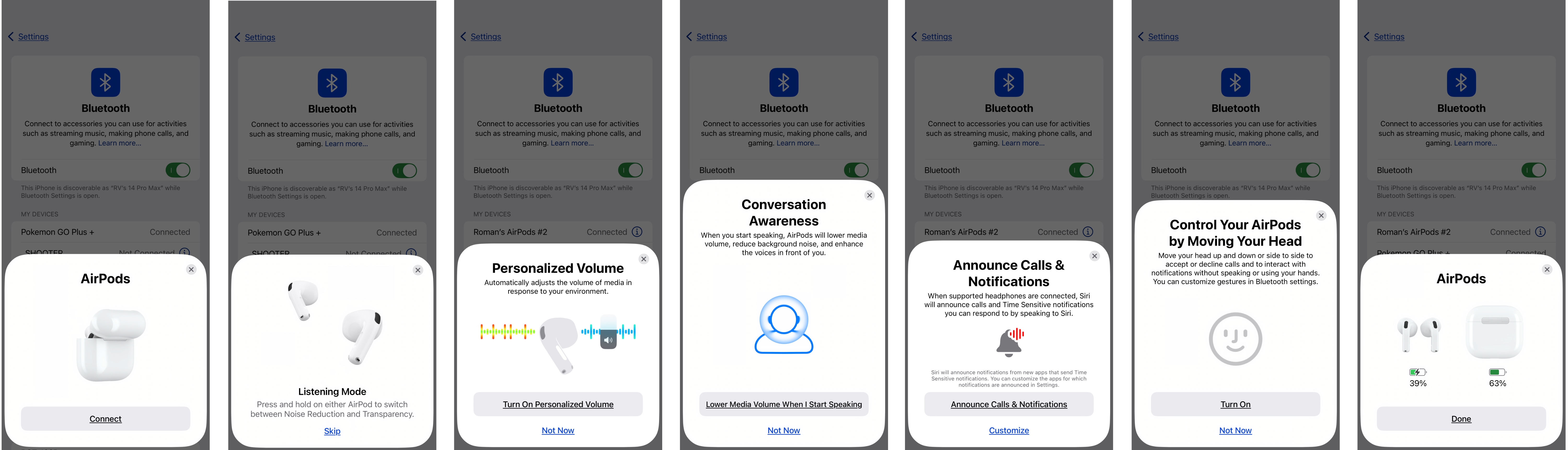 Configuración del software de los AirPods 4