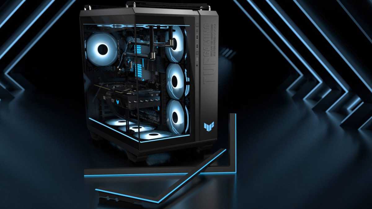 New Asus TUF dual-chamber PC case looks big and swanky