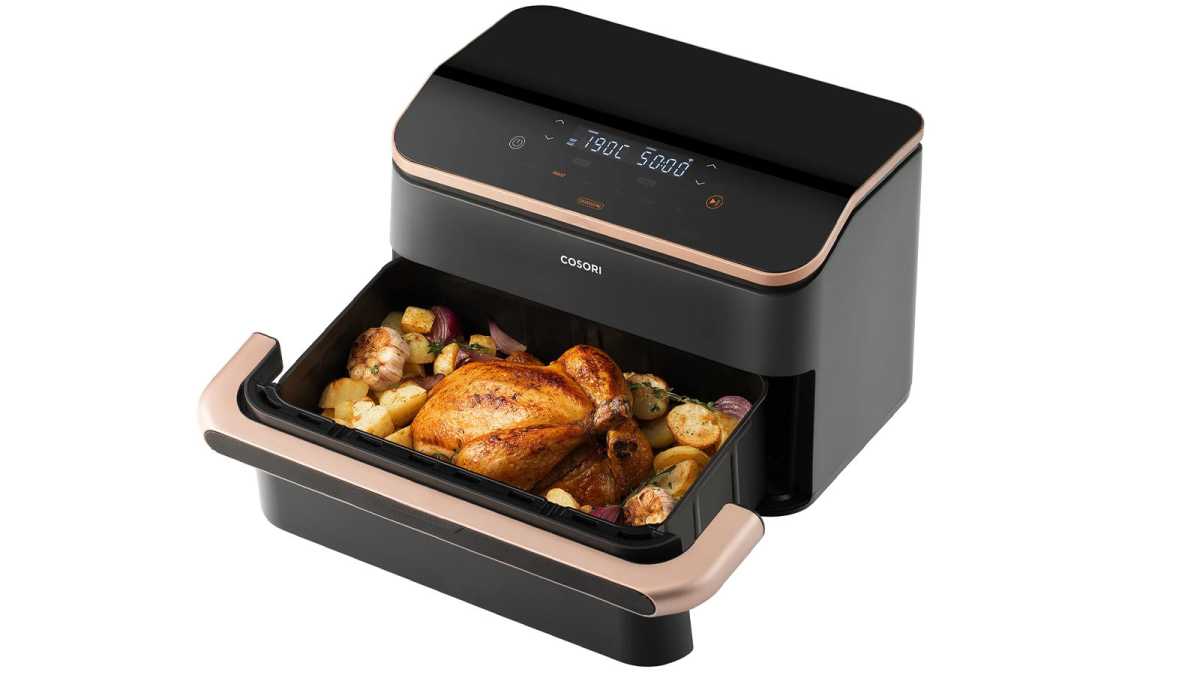 The air fryer with a single large cooking area