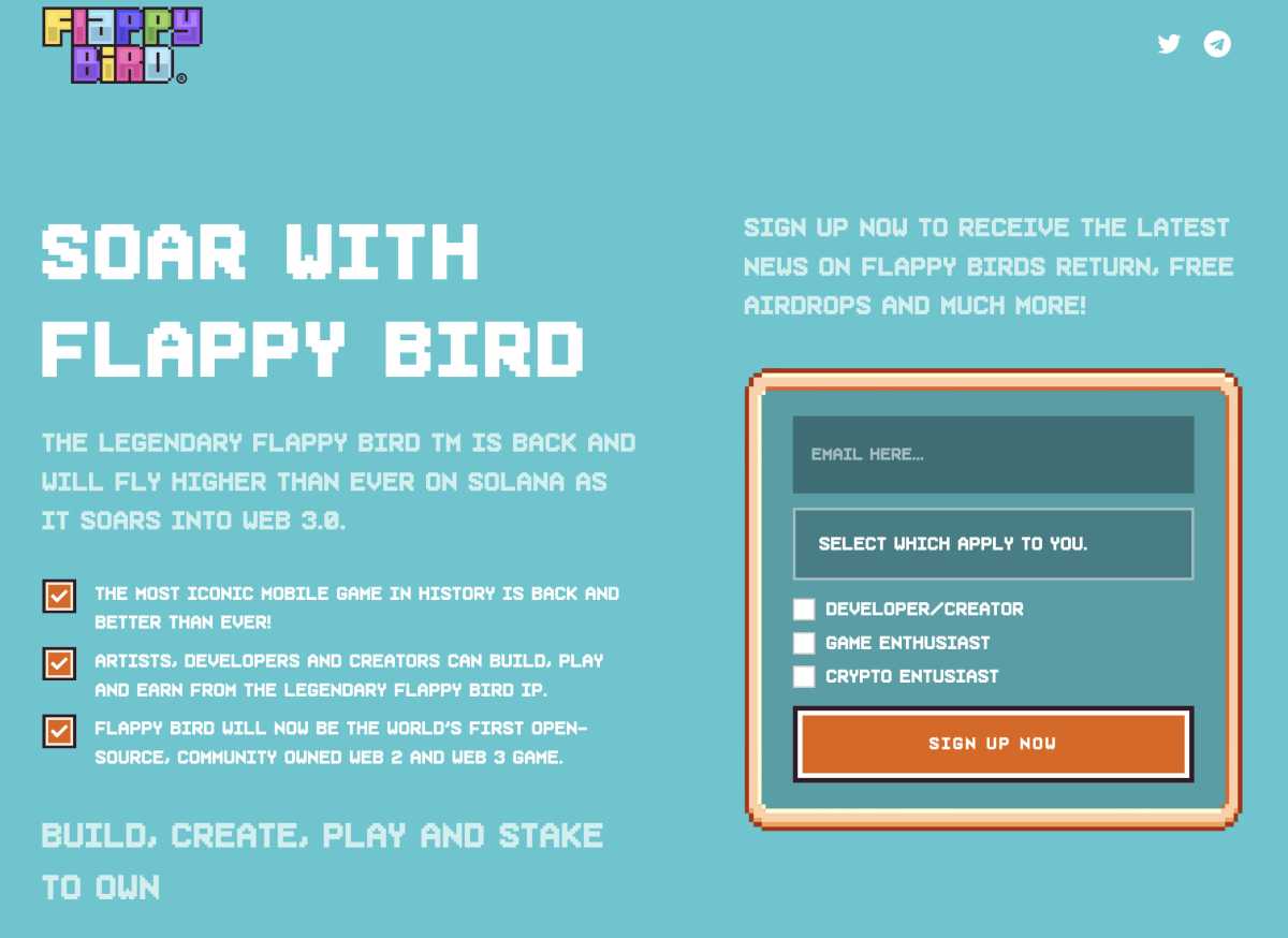 Flappy Bird returns in a tangled web of cryptocurrency controversy