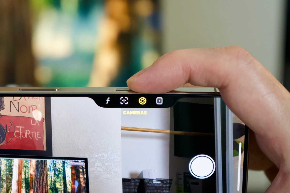 Control de cámara del iPhone 16 Pro