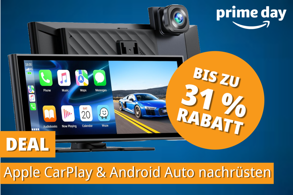 Image: Apple CarPlay und Android Auto nachrÃ¼sten â Top-Angebote am Prime Day