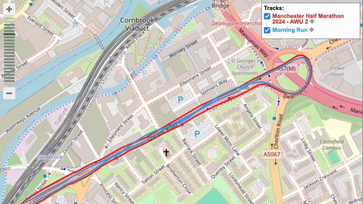 GPS-Tracks der Apple Watch Ultra 2 vs. Serie 10