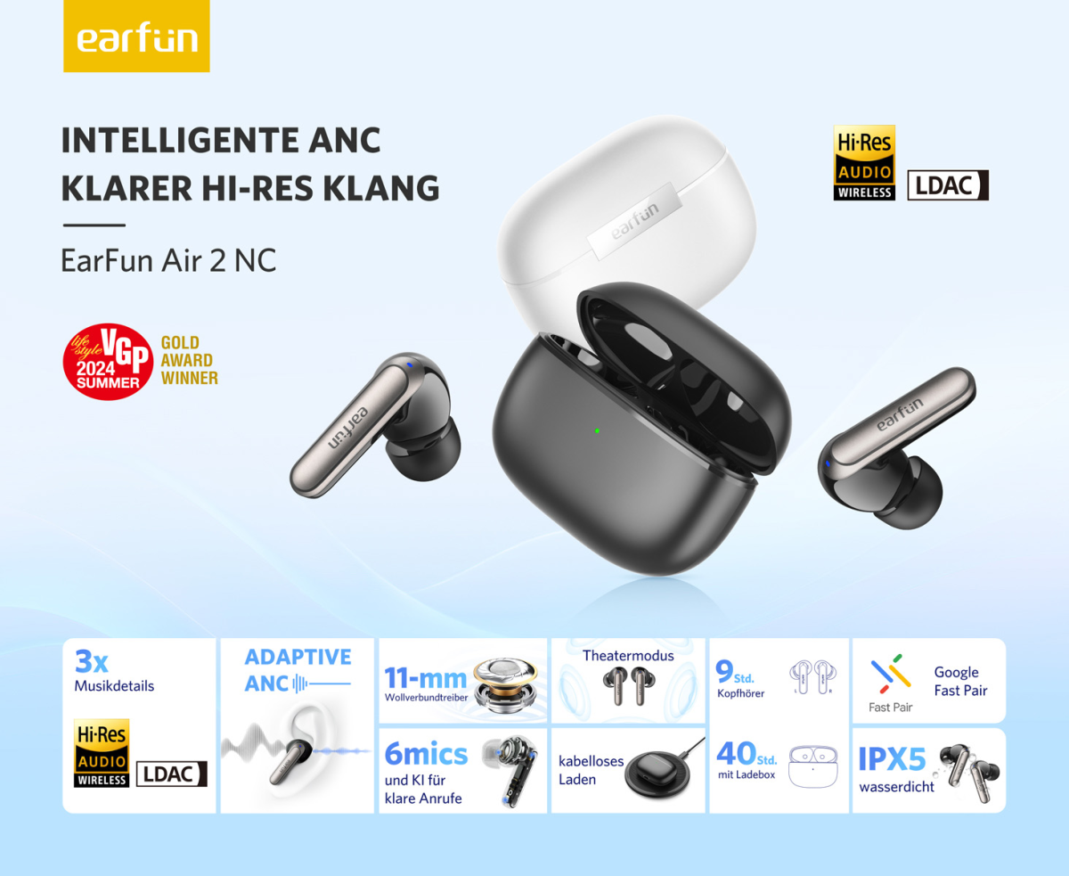 EarFun Air 2 NC Features