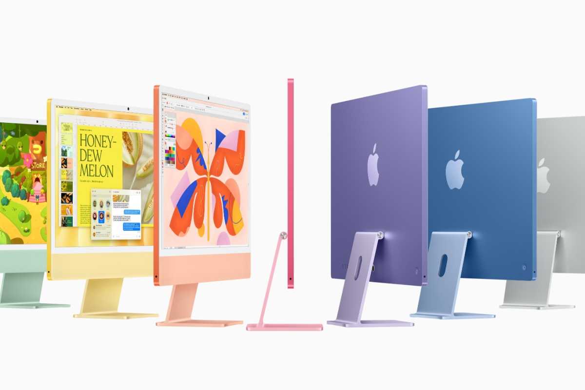 New iMac M4 colors