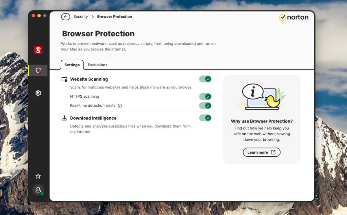 Protección del navegador Norton VPN