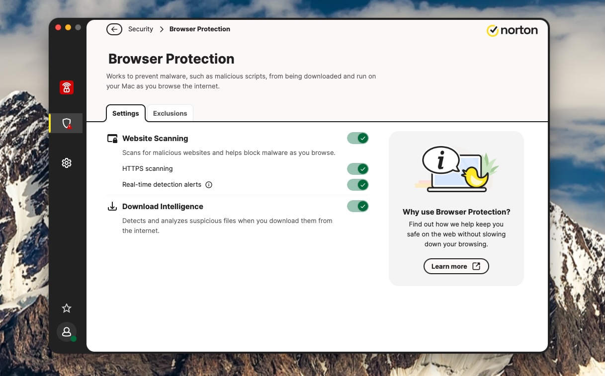 Norton VPN Browser Protection