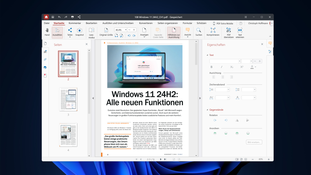 Image: PDF Extra 9.70 im Test: GÃ¼nstig, aber nur bedingt zu empfehlen