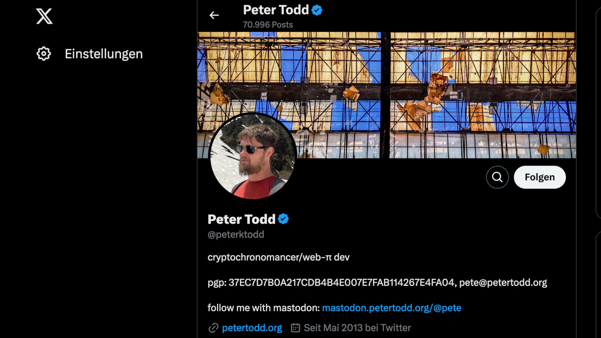 Peter Todd op Twitter https://x.com/peterktodd