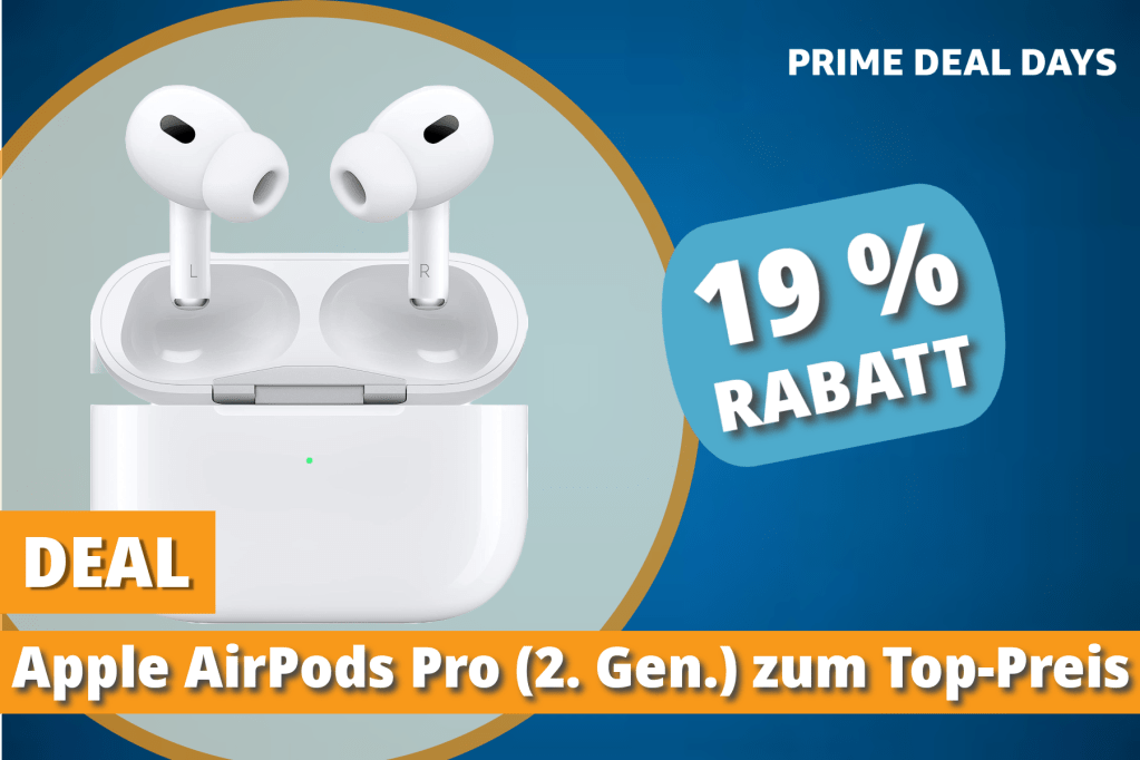 Image: Apple Airpods Pro 2 um 40 Euro gÃ¼nstiger bei Amazon