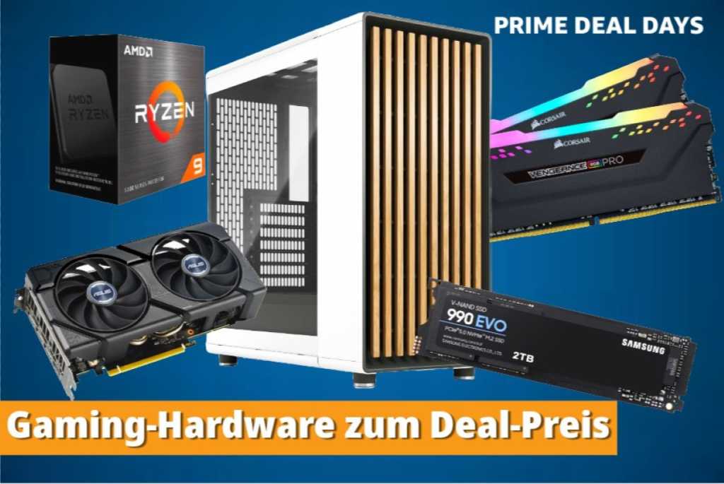 Image: Prime Day Deals 2024: SSDs, RAM, Grafikkarten, CPU-KÃ¼hler, GehÃ¤use und Netzteile zum Bestpreis