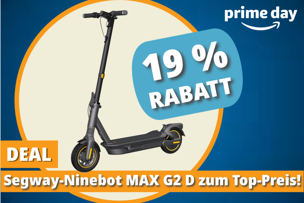 Image: Topseller E-Scooter Segway-Ninebot auf Amazon 170 Euro gÃ¼nstiger