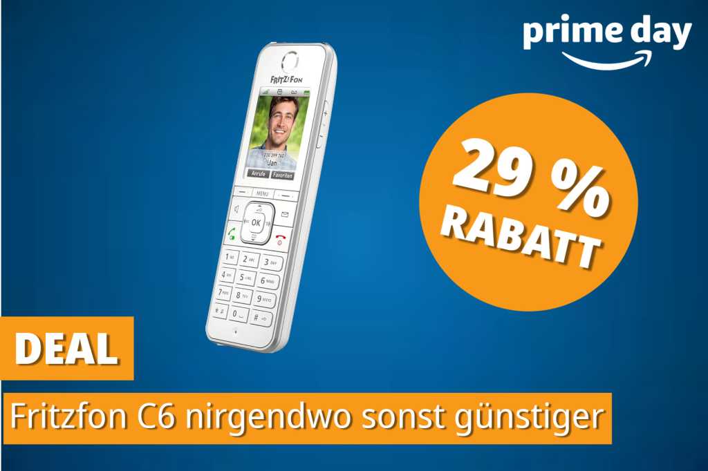 Image: AVM Fritzfon C6 konkurrenlos gÃ¼nstig am Prime Day