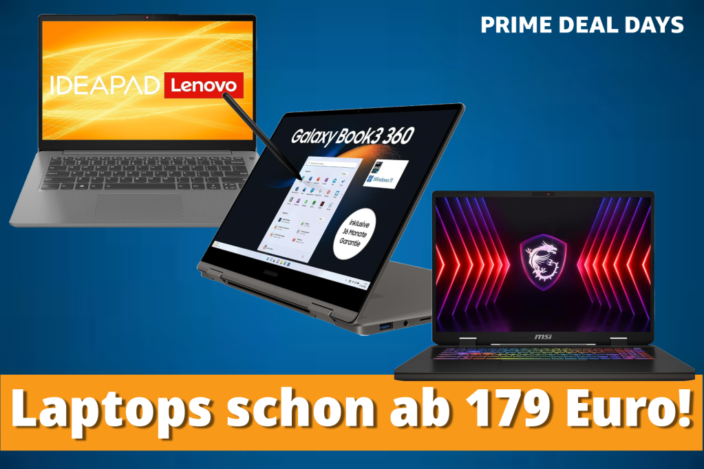 Image: Prime Deal Days: Die besten Laptop-Deals bei Amazon