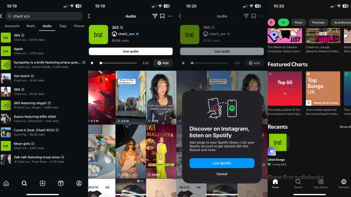 How to save songs from Instagram to Spotify