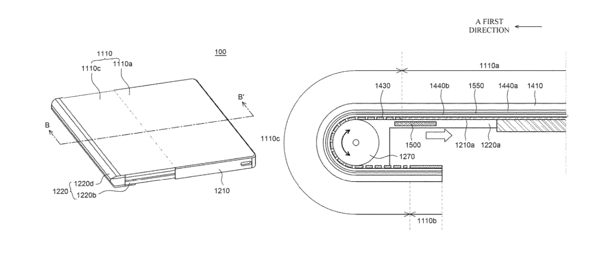 LG Rollable patent